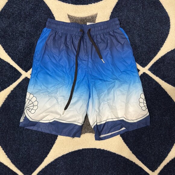 Casablanca Dark Blue and White Shirt and Shorts Set Mens Large - Picture 7 of 7